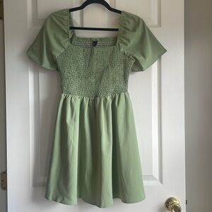 SHEIN Square Neckline Mini Dress